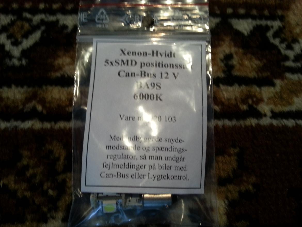 Alfa Romeo 159 Sportwagon - BA9S Positionspære i Xenon Hvid (6000K) ^^ billede 80