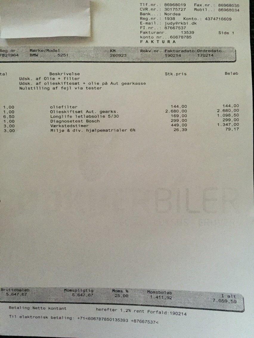 BMW E60! Mest velholdte!! Kvit, service mm billede 2