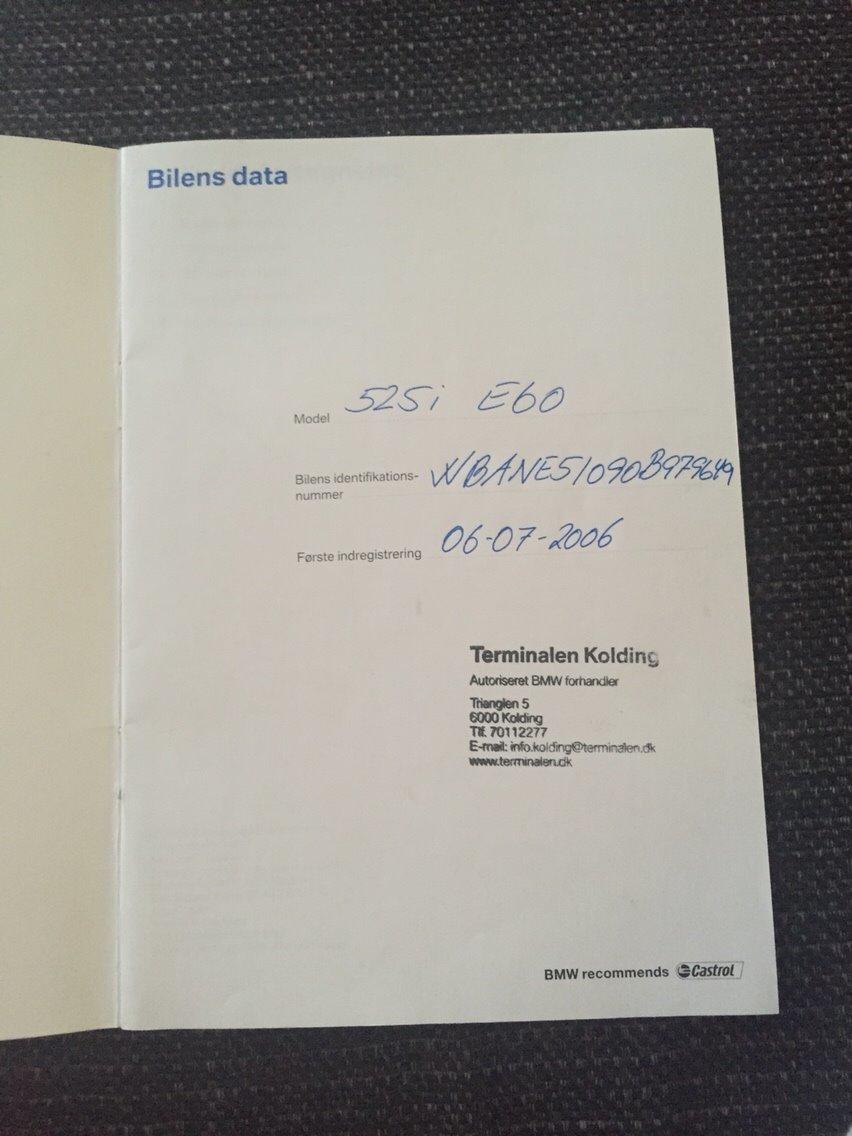 BMW E60! Mest velholdte!! Kvit, service mm billede 32
