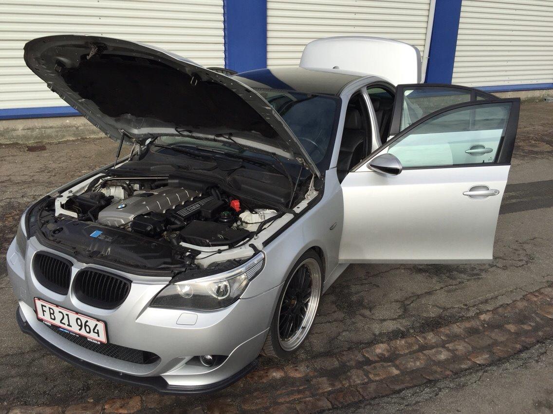BMW E60! Mest velholdte!! Kvit, service mm billede 37