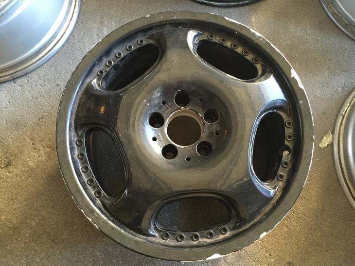 Fælgrenovering Dezent RH 17" 5x112 - før billede 1