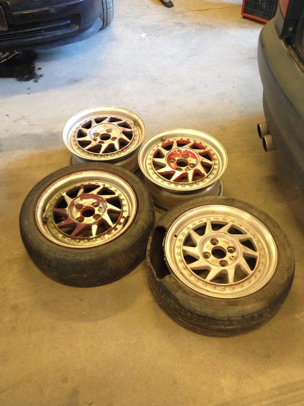 Renovering af oz turbo split fælge  - Lige blevet hentet  billede 1