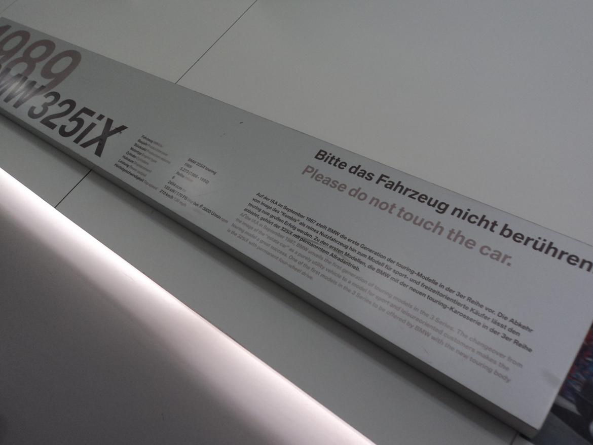 BMW Welt museum i München 2015 billede 106