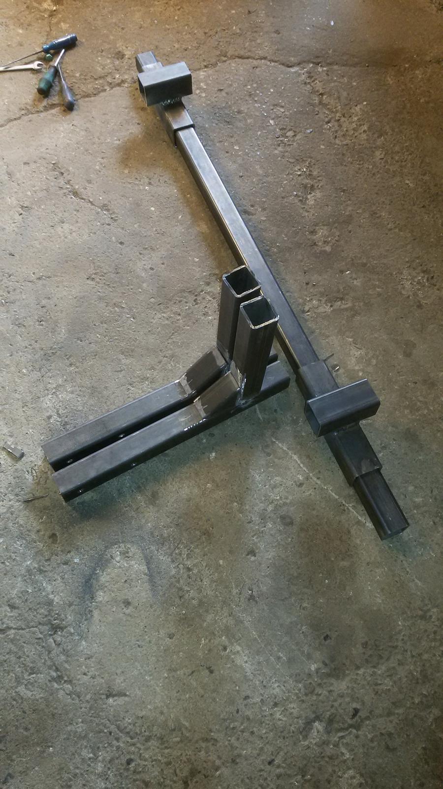 drejestativ - så er det hæftet og klar til fuldsvejsning. billede 7