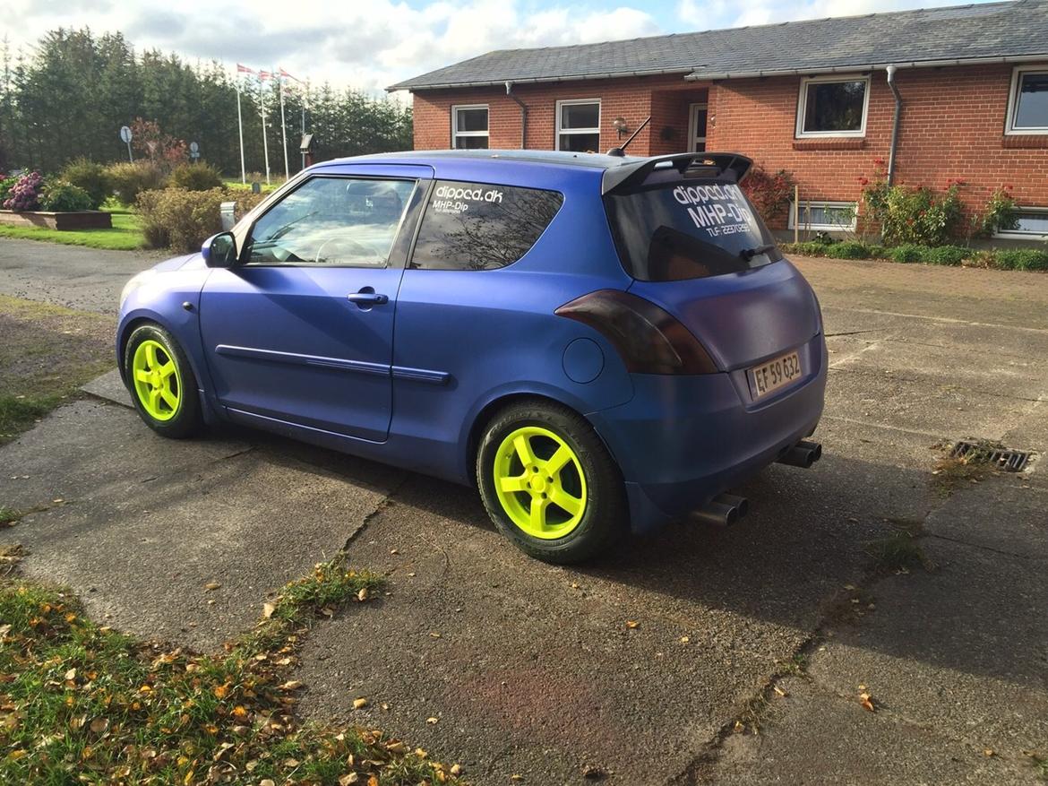 Plasti dip af fælge i neon gul. billede 19