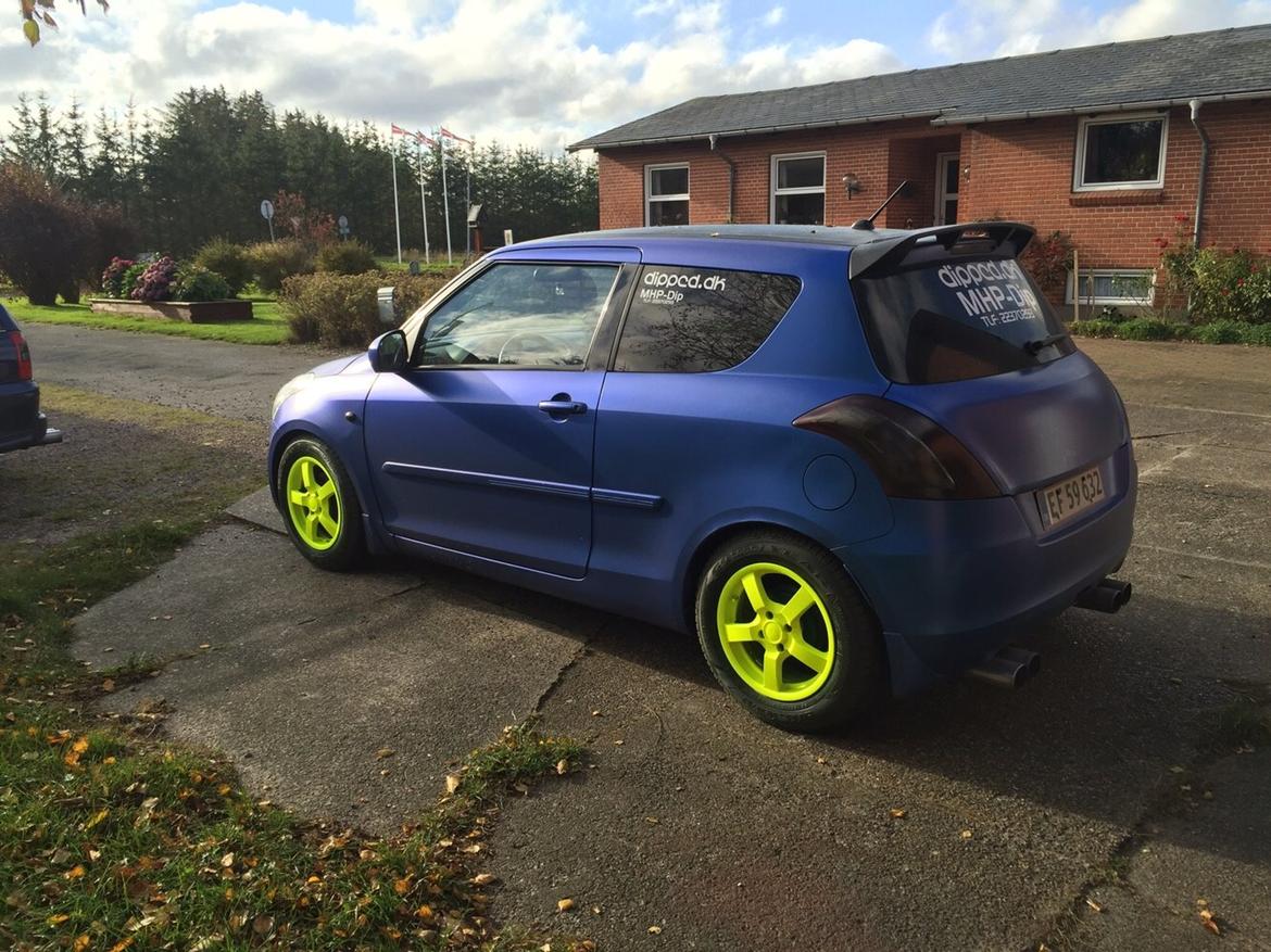 Plasti dip af fælge i neon gul. billede 21