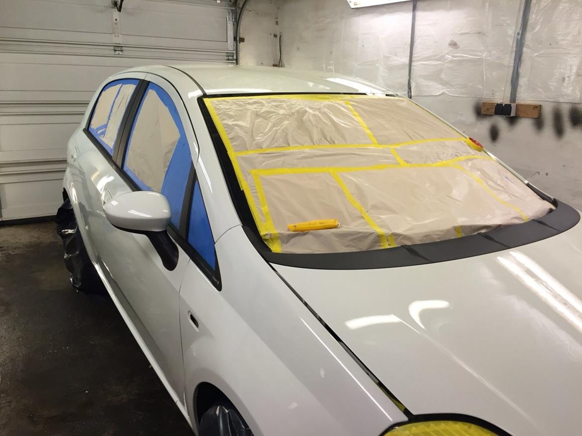 Fiat Punto i Plasti dip mat sort billede 6