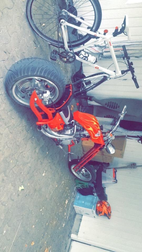 Ny chopper og hjelm billede 11