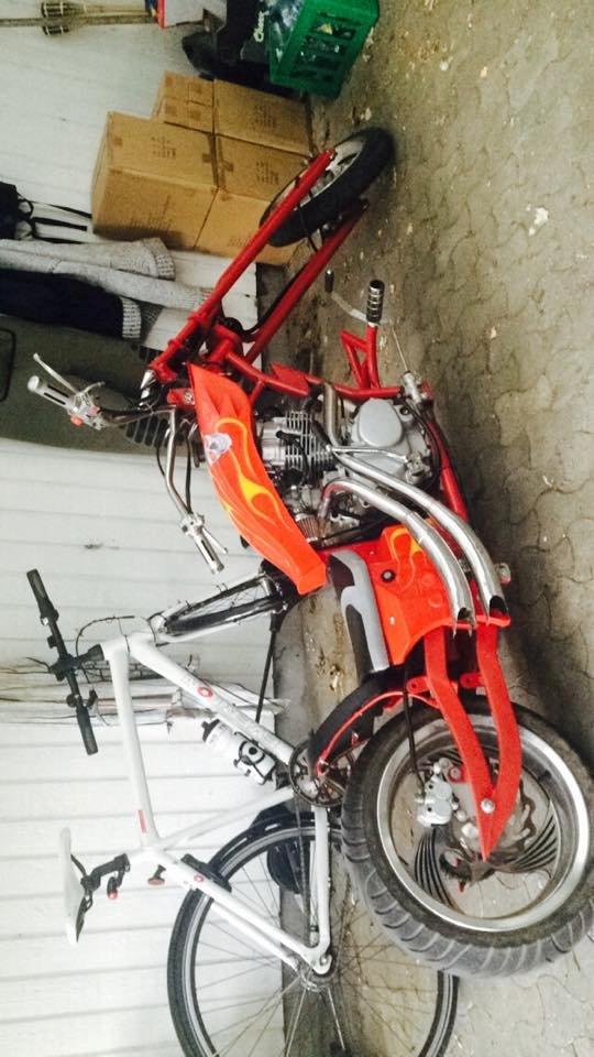 Ny chopper og hjelm billede 12