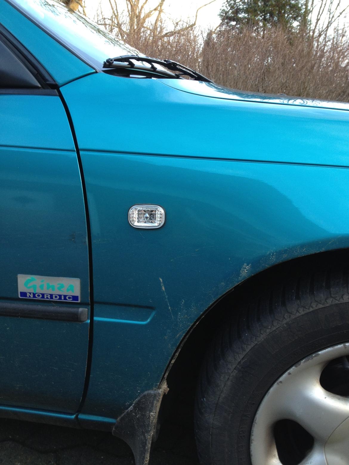   projekt  styling Corolla E10 sedan  - så er der kommet klar blinklys i forskærmen  på Corolla nu.  billede 34