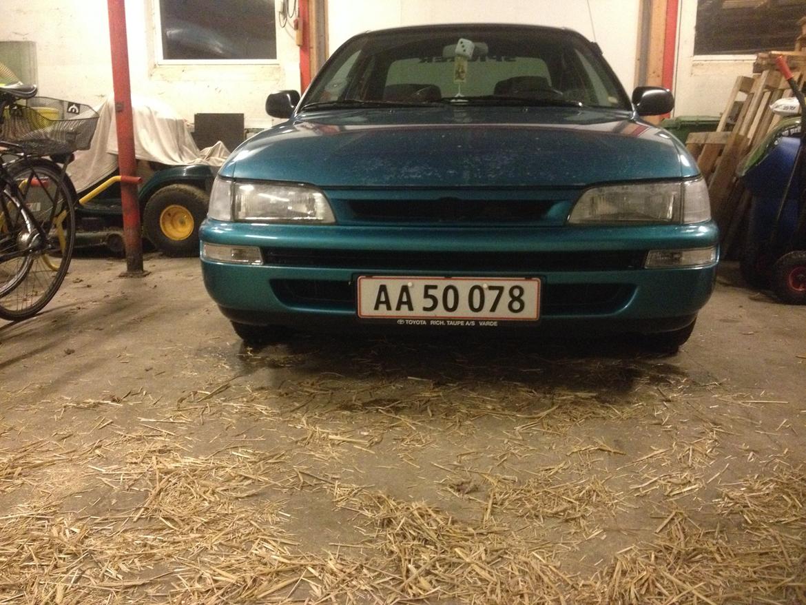   projekt  styling Corolla E10 sedan  - tidligere Frontblink i krystal med krom pære som jeg havde på den standart forkofanger billede 37