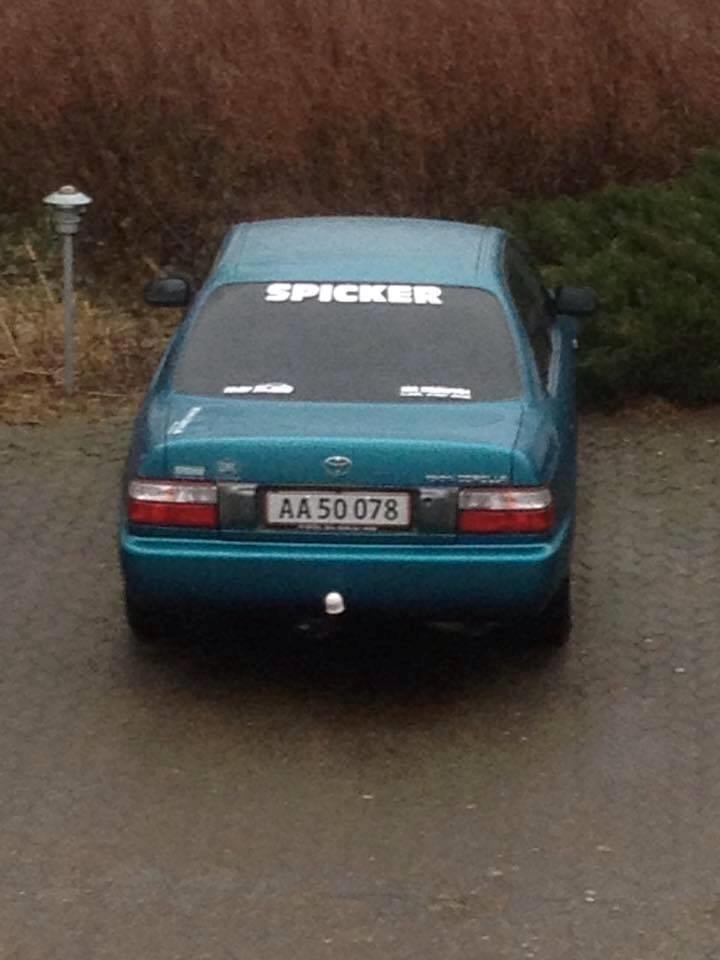   projekt  styling Corolla E10 sedan  - Design Baglygtesæt - Corolla E10 Sedan (Red / Clear) på corolla og med stickers billede 39