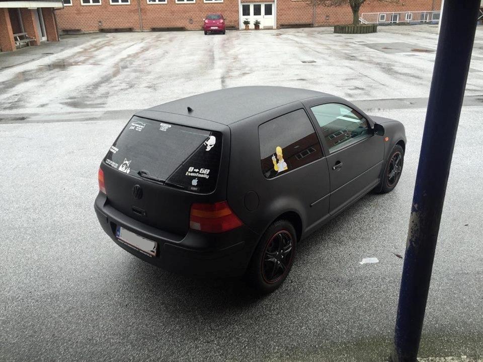 Golf 4 Mat sort Plasti dip billede 4