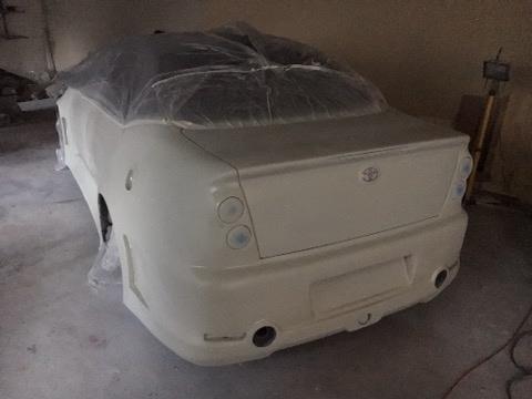 Carina E-xtreme - Sprøjtespartel. Lyder voldsomt, men det er i princippet en tyk grunder. Klar til fin-slibning billede 266