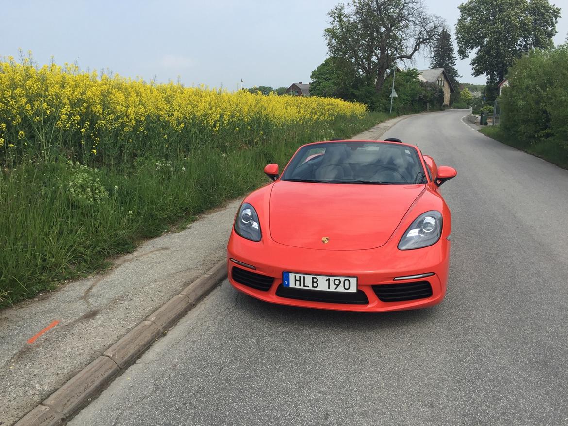 Testkørsel Porsche 718 Boxster S - Orange er ikke lige sagen billede 9