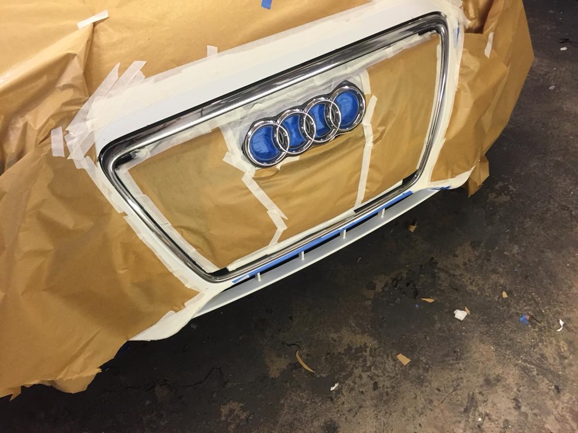 Plasti dip front grill Audi billede 2