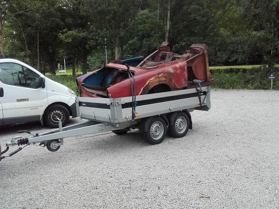 renovering af volvo amazon b16 1960 - Næsten en hel bil til hentet.  billede 8