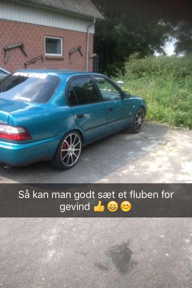   projekt  styling Corolla E10 sedan  - med  TA-Technix Gevindundervogn på bilen med 17 alufælge  billede 53