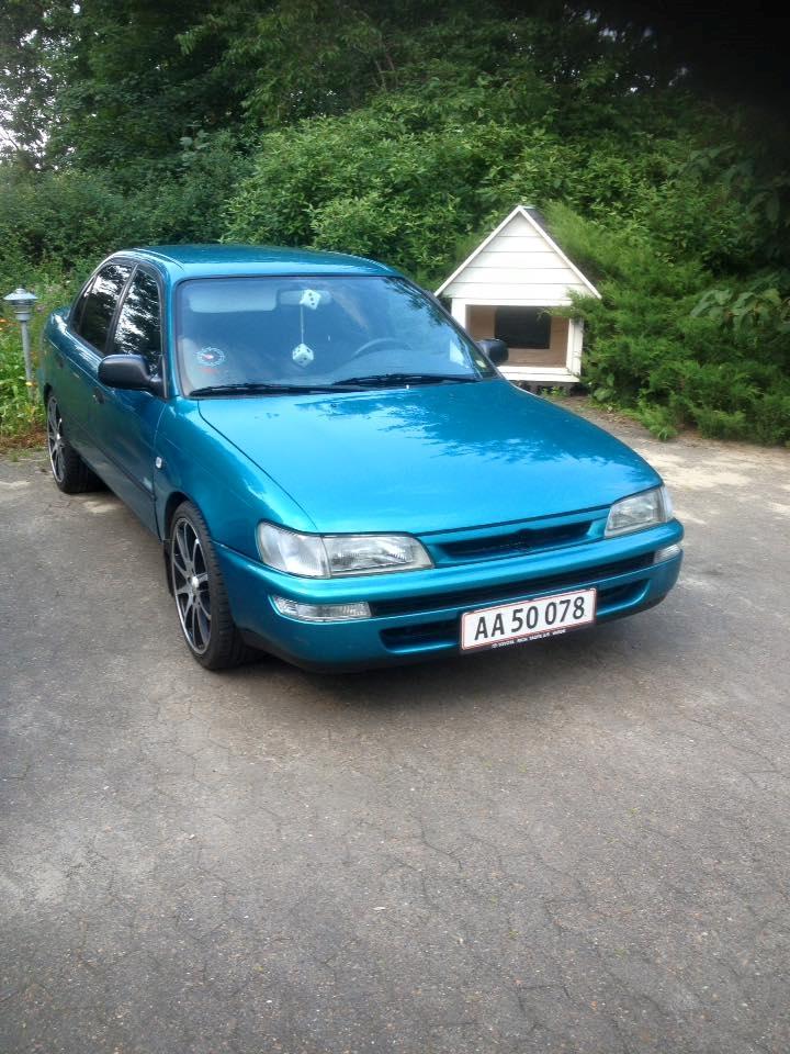   projekt  styling Corolla E10 sedan  - med TA-Technix Gevindundervogn på bilen med 17 alufælge billede 55