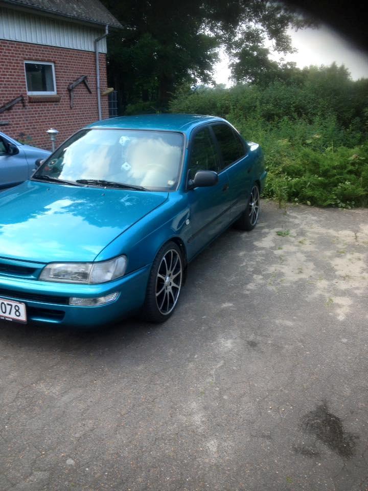   projekt  styling Corolla E10 sedan  - med  TA-Technix Gevindundervogn på bilen med 17 alufælge billede 54