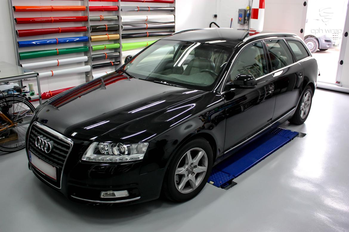 Satin Black folie - Audi A6 Avant billede 3