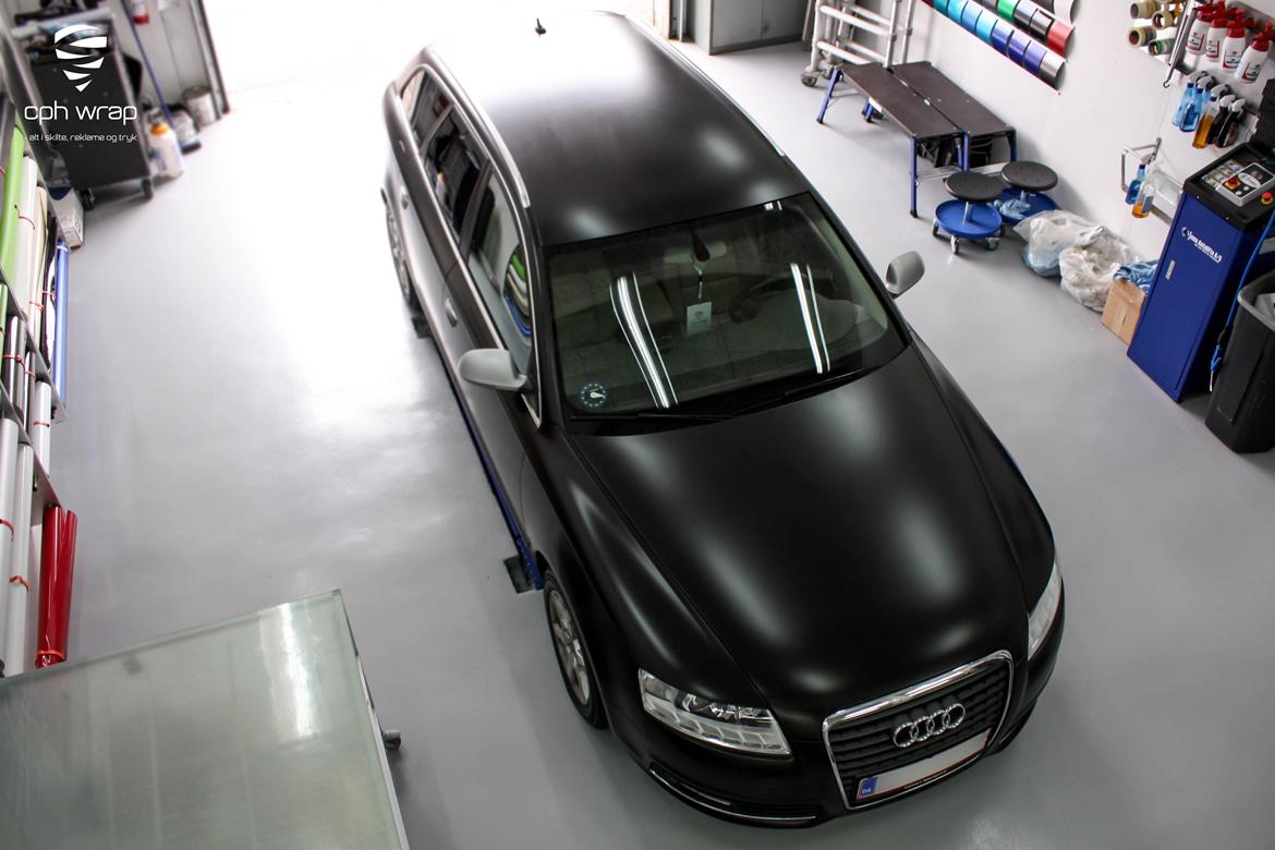 Satin Black folie - Audi A6 Avant billede 5
