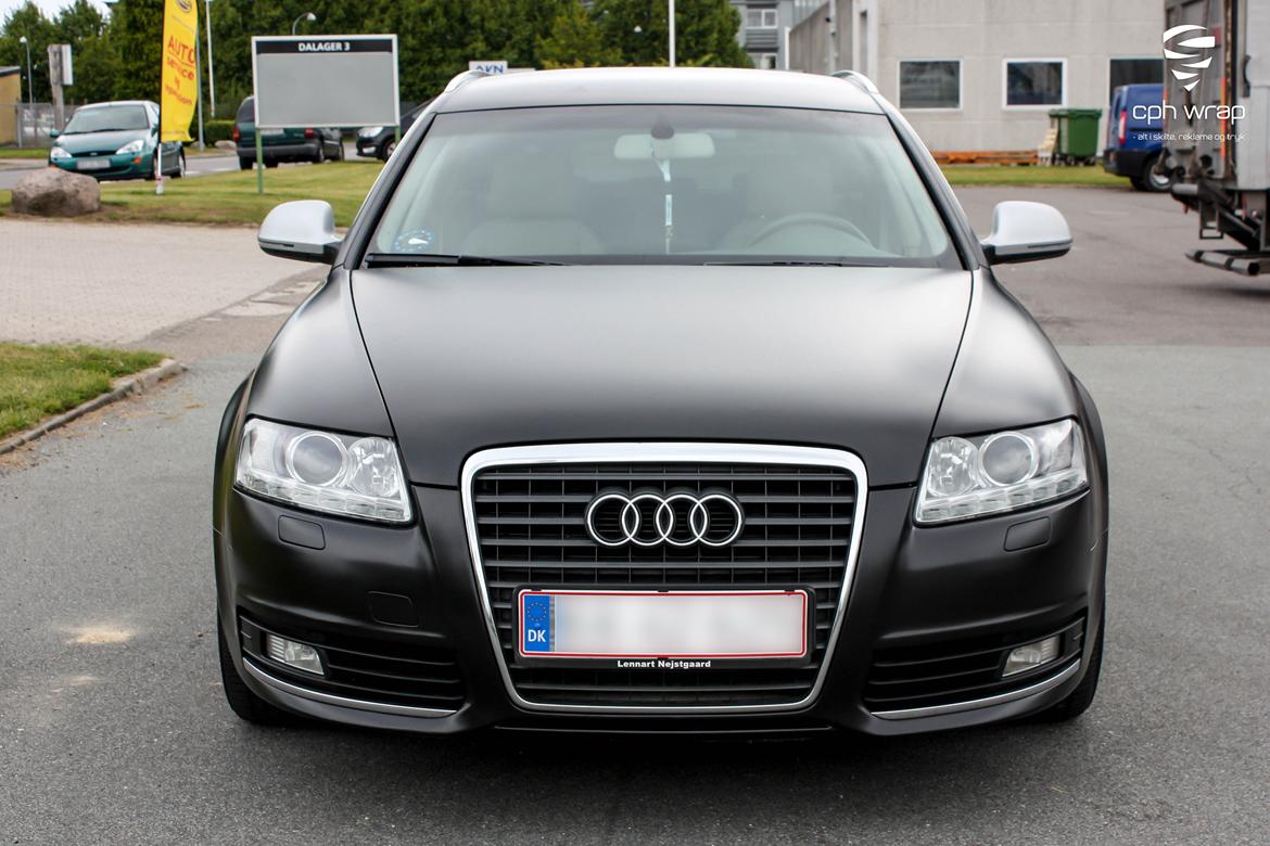 Satin Black folie - Audi A6 Avant billede 6