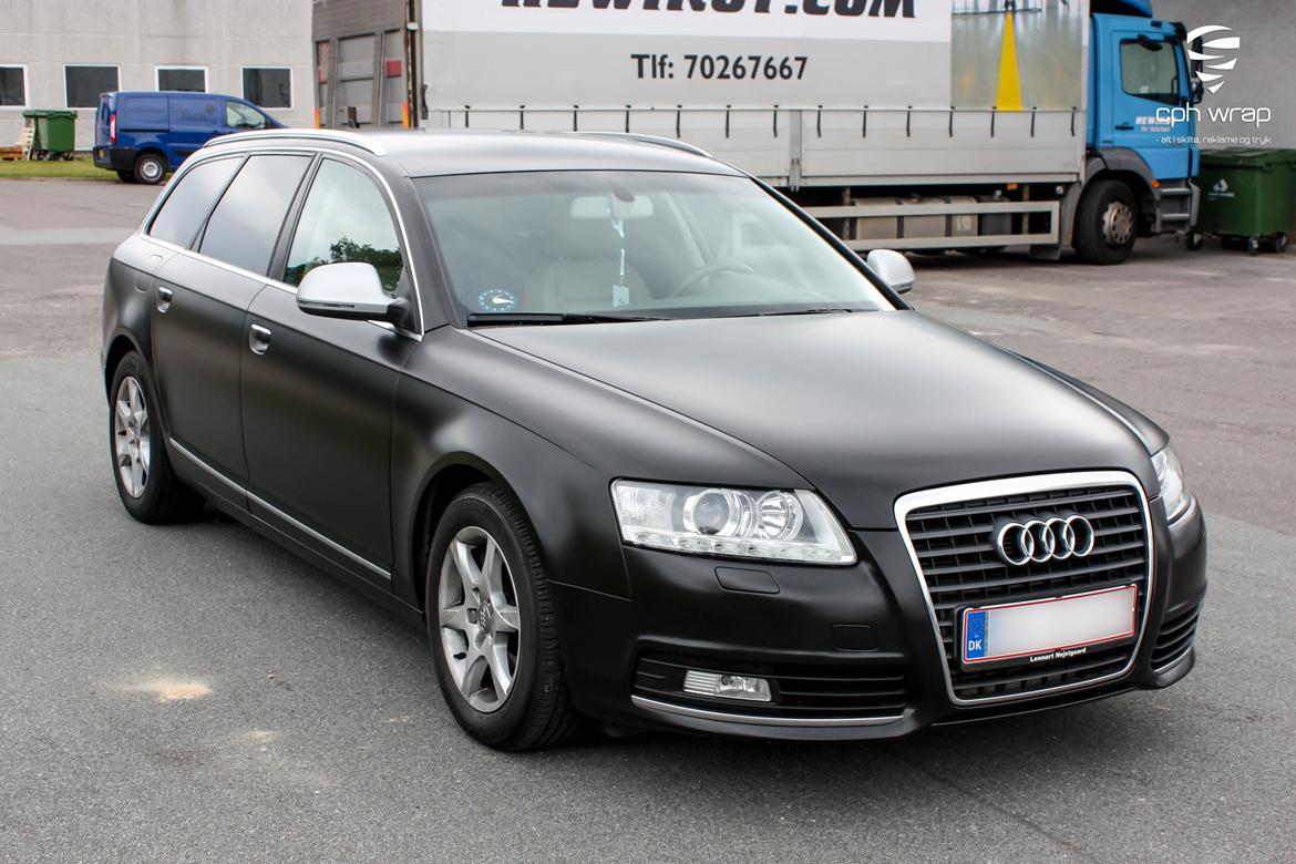 Satin Black folie - Audi A6 Avant billede 7