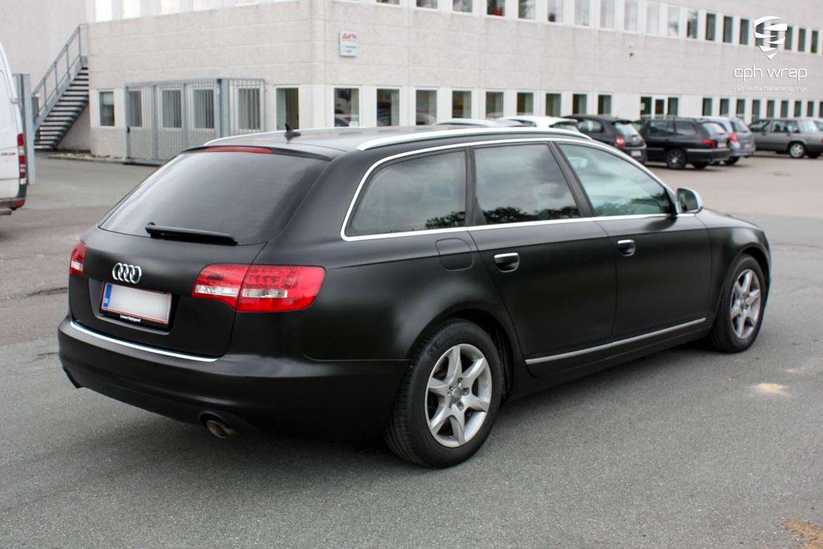 Satin Black folie - Audi A6 Avant billede 8