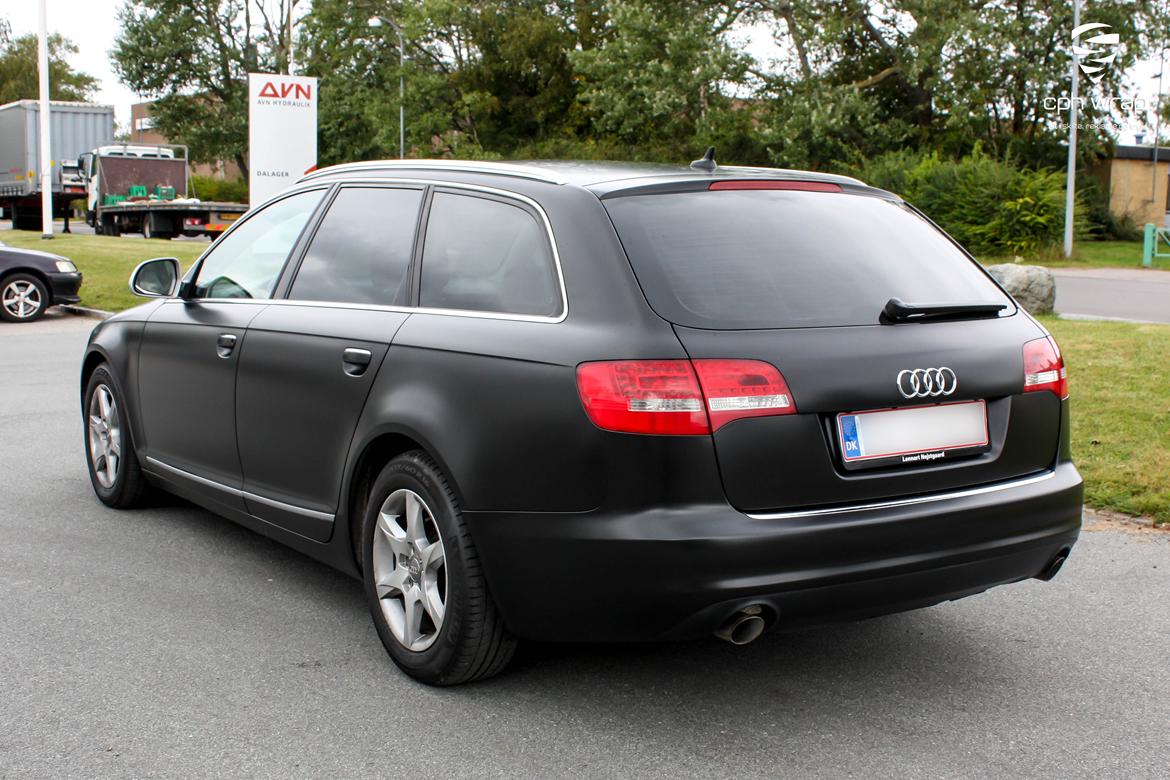 Satin Black folie - Audi A6 Avant billede 10