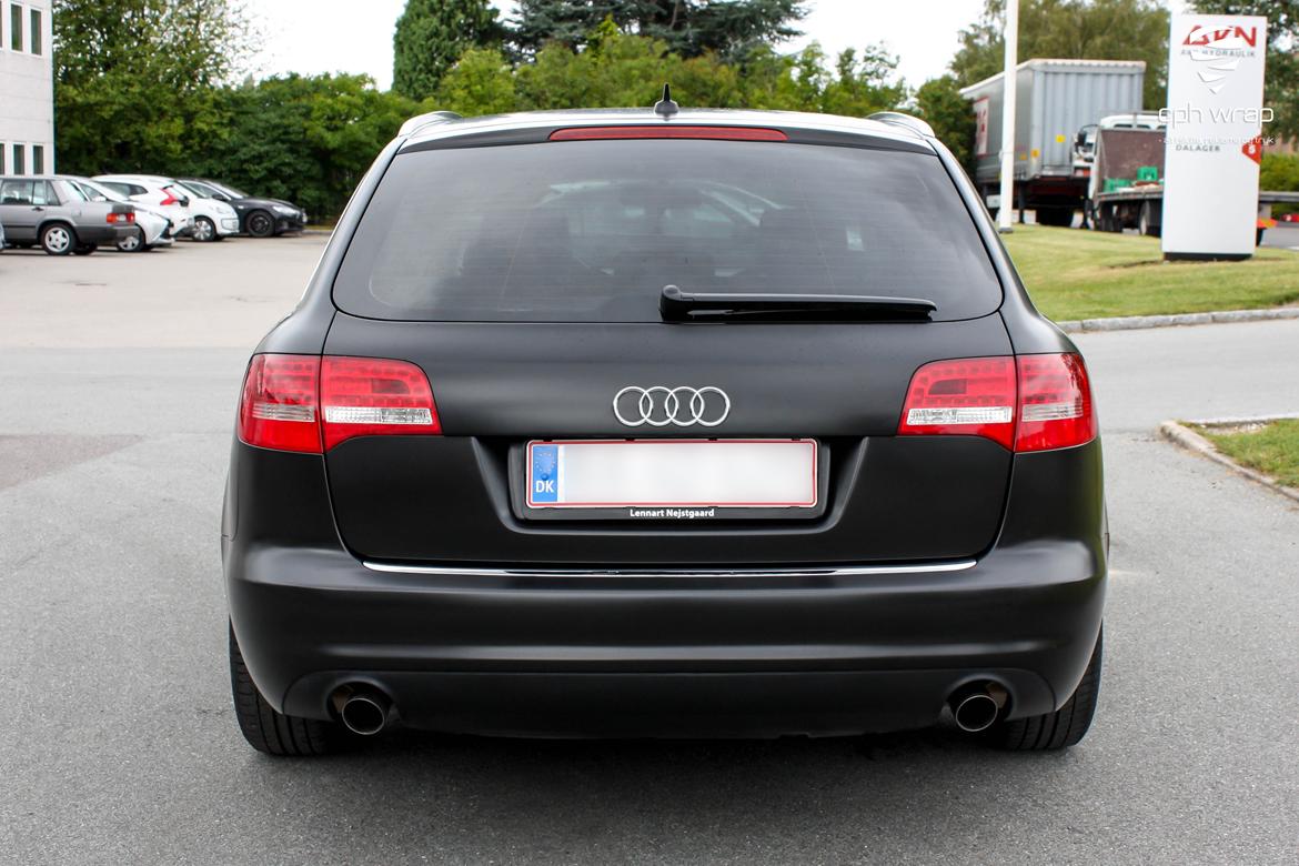 Satin Black folie - Audi A6 Avant billede 9