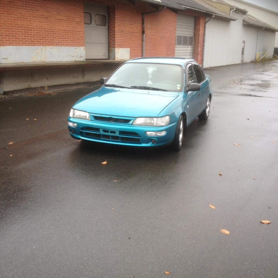   projekt  styling Corolla E10 sedan  - fået montert GSI forkofanger og kar blinklys billede 74