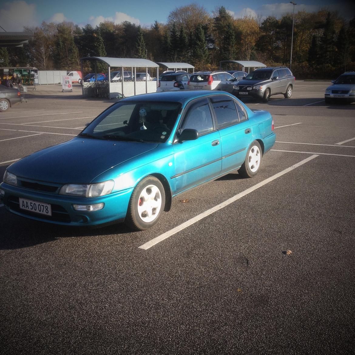   projekt  styling Corolla E10 sedan  - billede  er taget i Herning med GSI forkofanger , kar blinklys og vinterfælge   billede 75