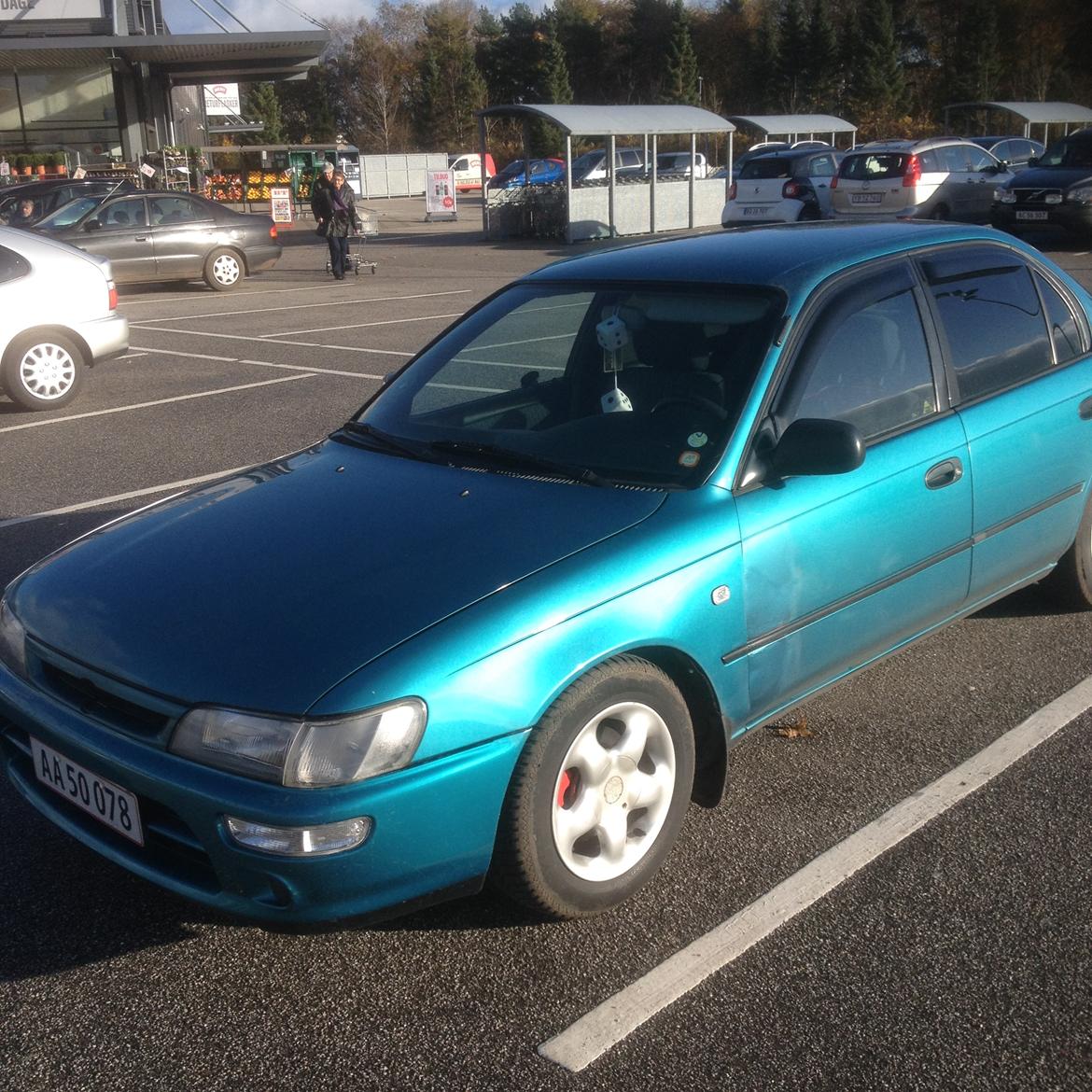   projekt  styling Corolla E10 sedan  - billede er taget i Herning med GSI forkofanger , kar blinklys og vinterfælge billede 76