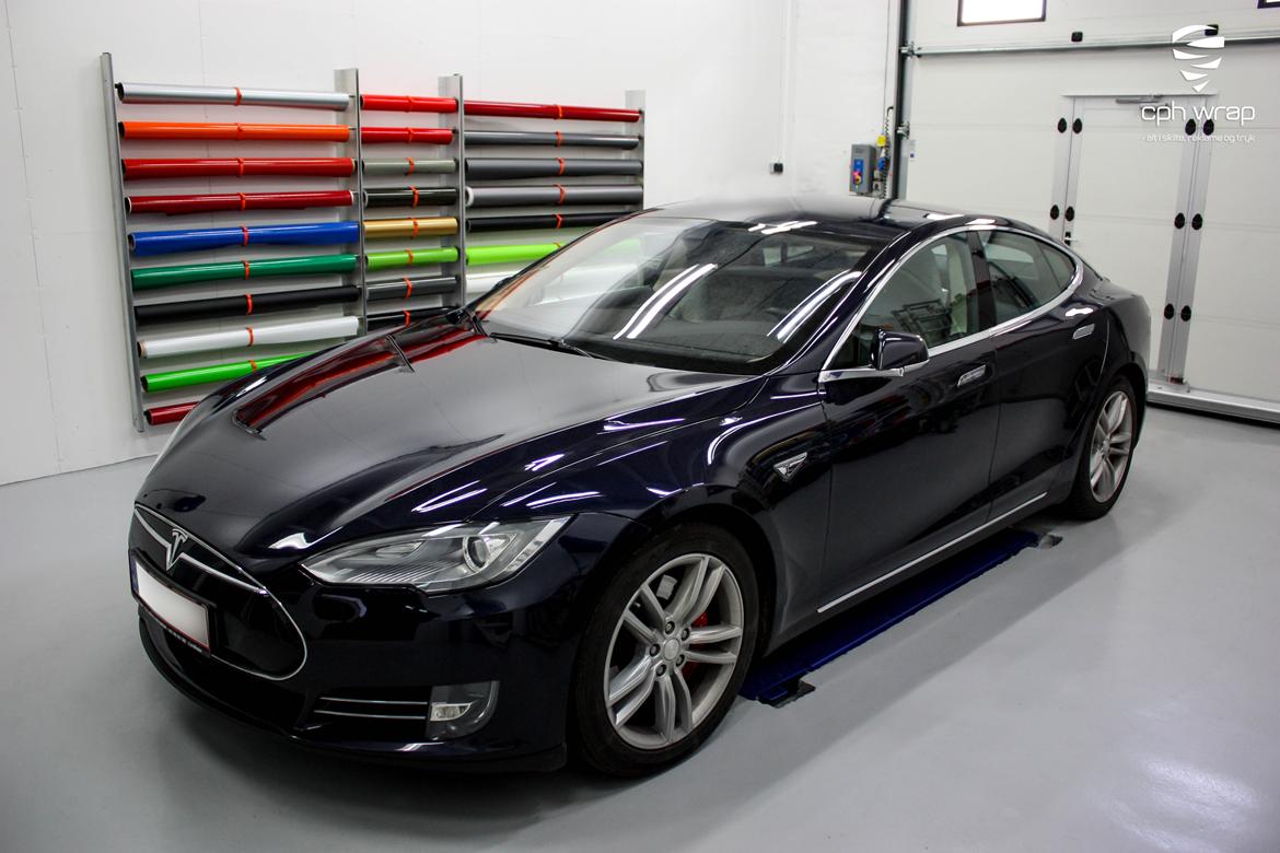 Tesla Model S P85D - Audi RS Nardo Grey billede 2