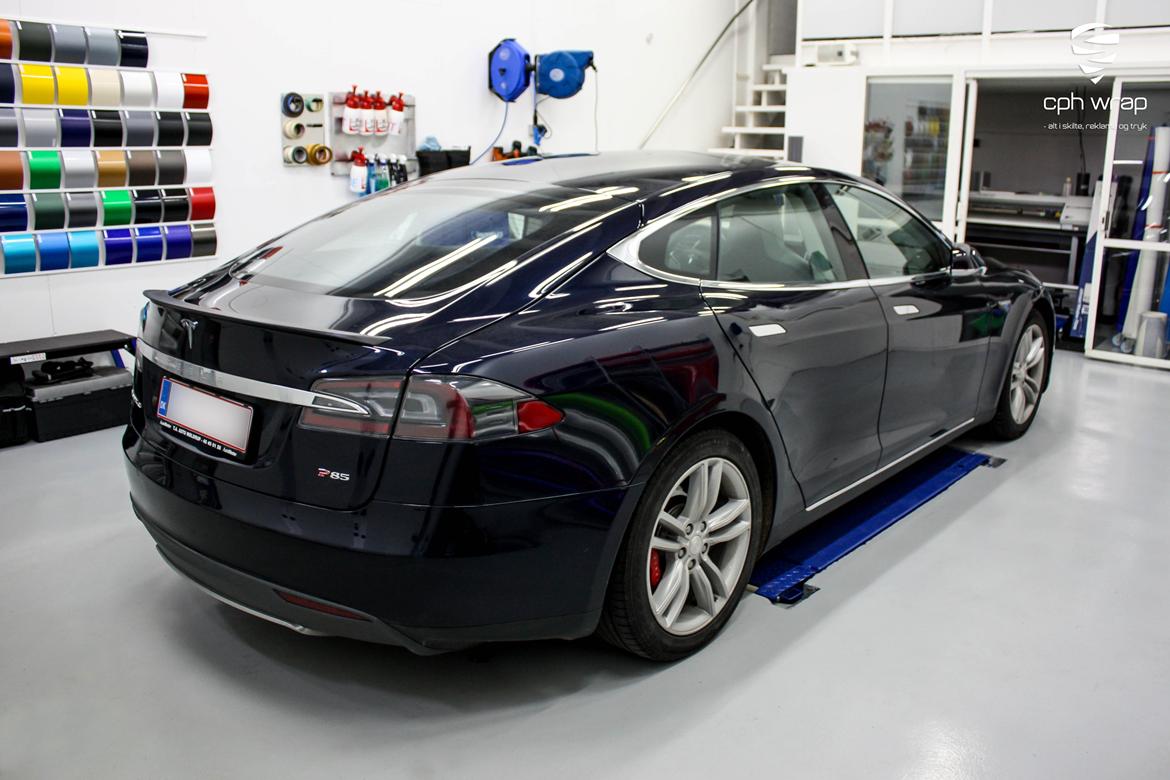 Tesla Model S P85D - Audi RS Nardo Grey billede 5