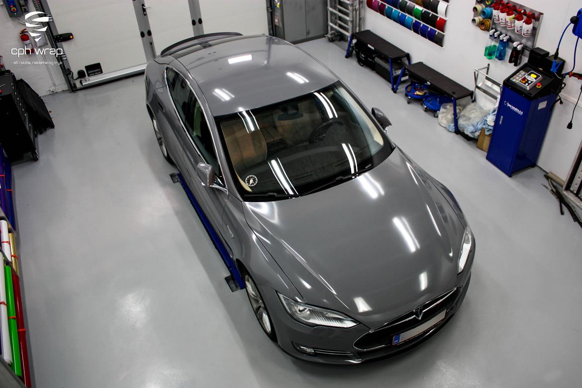Tesla Model S P85D - Audi RS Nardo Grey billede 12