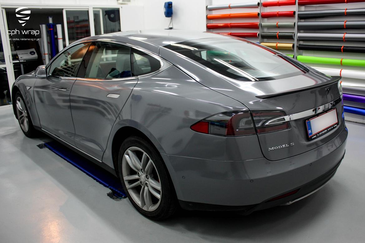 Tesla Model S P85D - Audi RS Nardo Grey billede 13