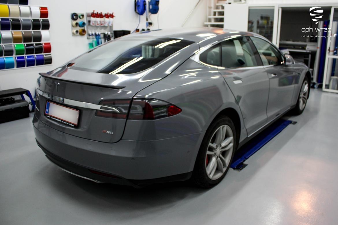 Tesla Model S P85D - Audi RS Nardo Grey billede 14