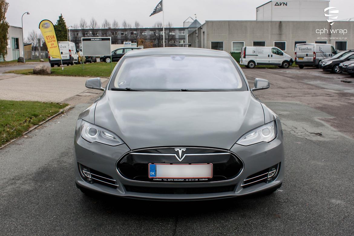 Tesla Model S P85D - Audi RS Nardo Grey billede 17