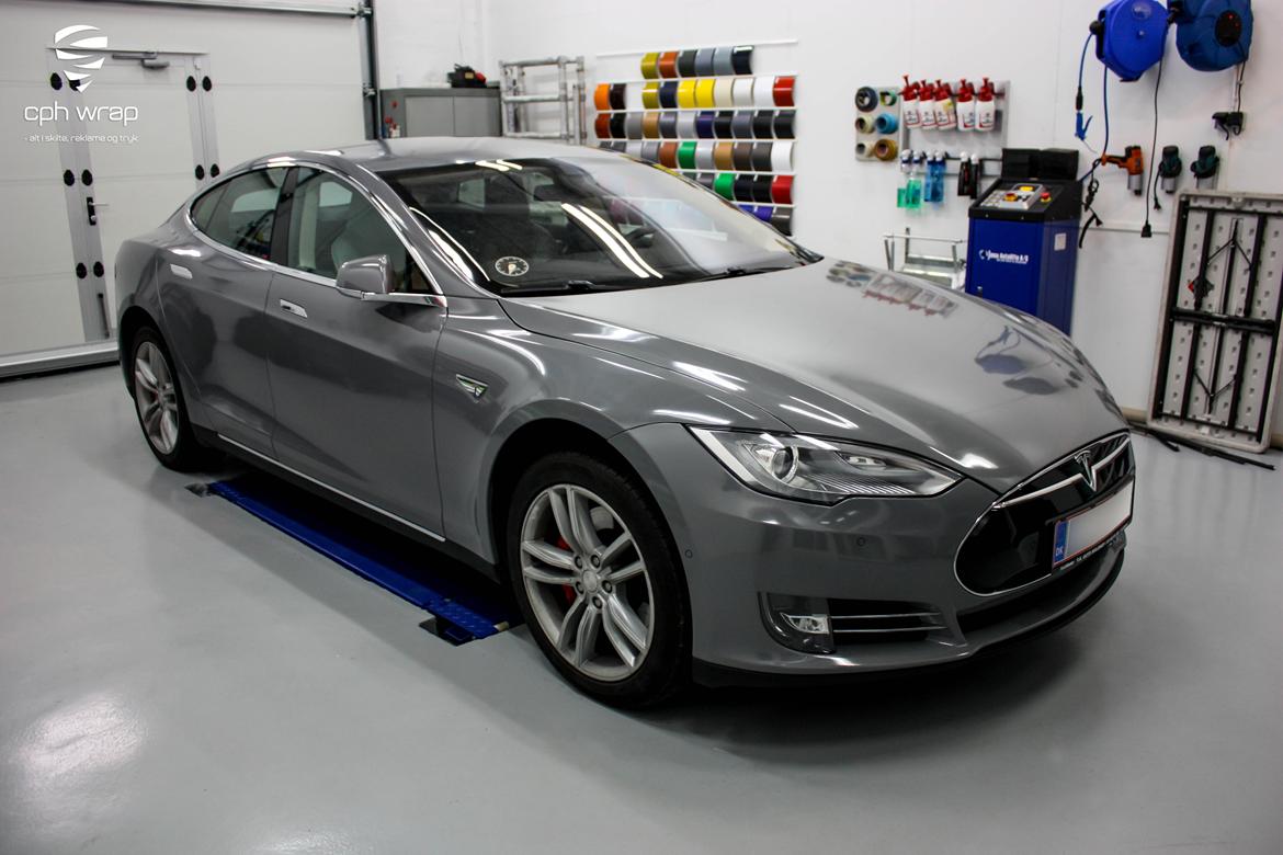 Tesla Model S P85D - Audi RS Nardo Grey billede 16