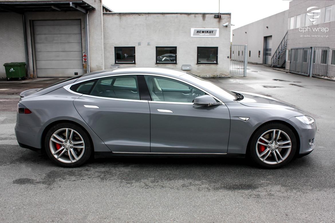 Tesla Model S P85D - Audi RS Nardo Grey billede 22