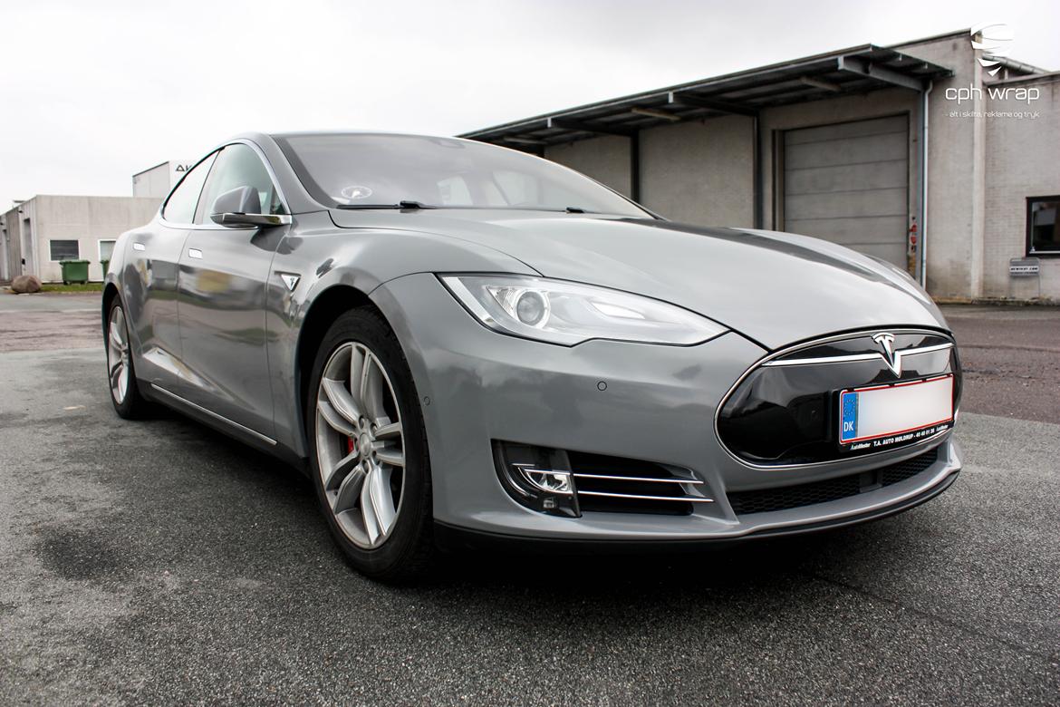 Tesla Model S P85D - Audi RS Nardo Grey billede 24