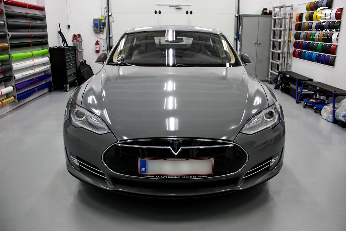 Tesla Model S P85D - Audi RS Nardo Grey billede 15