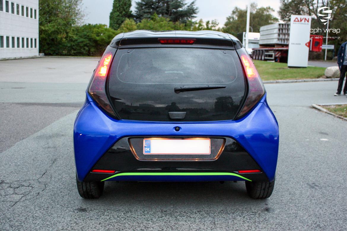 Folie på Toyota Aygo billede 7