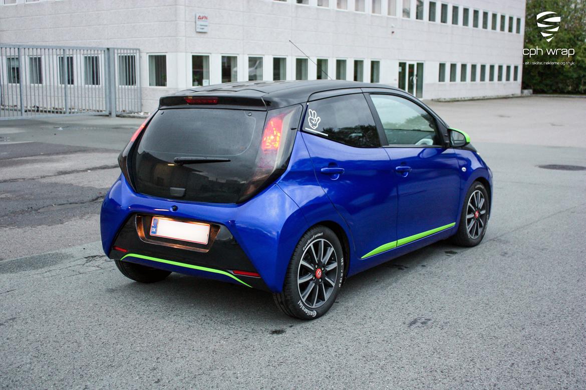 Folie på Toyota Aygo billede 9