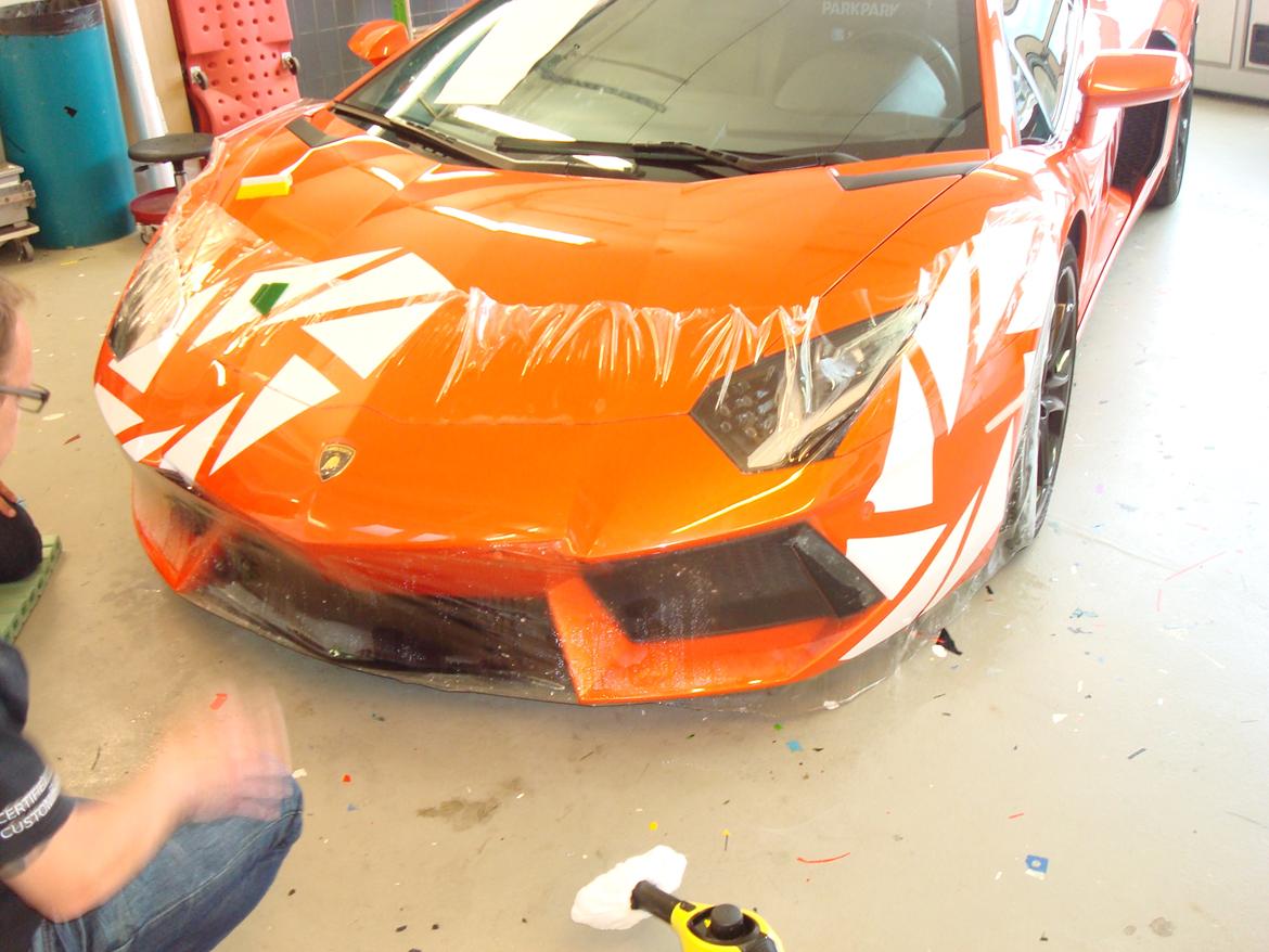 Folie - Lamborghini Aventador billede 1