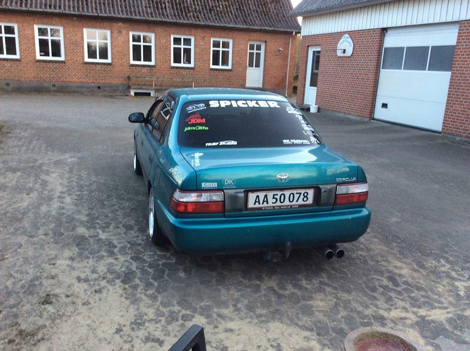   projekt  styling Corolla E10 sedan  - med min ny lækker 16x7,5 BBS fælge på bilen billede 129