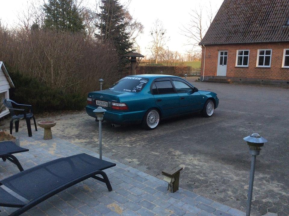   projekt  styling Corolla E10 sedan  - med min ny lækker 16x7,5 BBS fælge på bilen billede 130