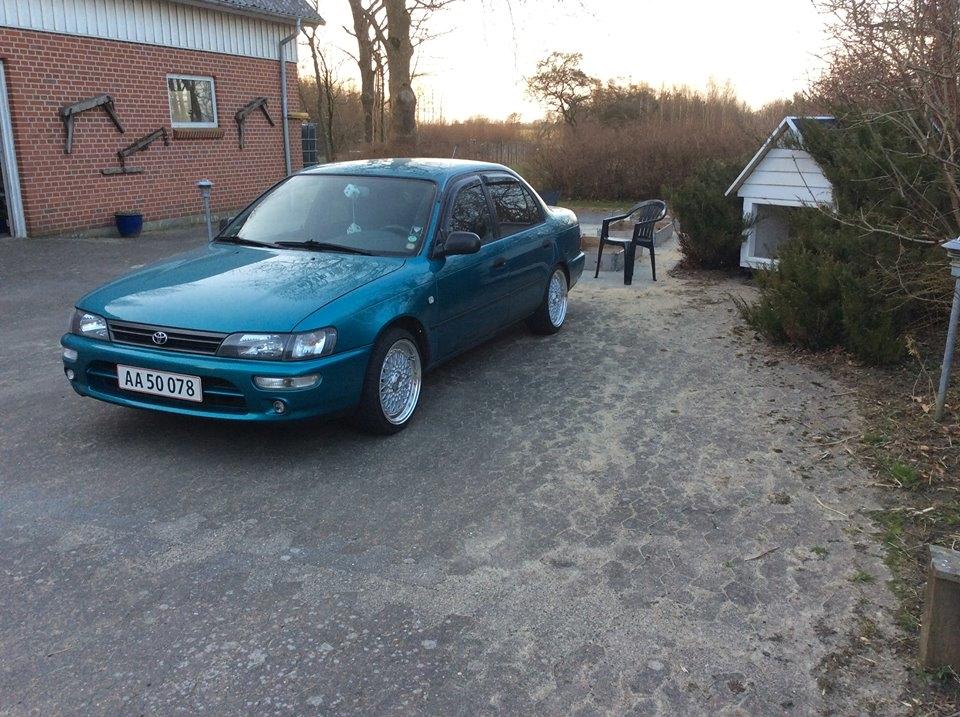   projekt  styling Corolla E10 sedan  - med min ny lækker 16x7,5 BBS fælge på bilen billede 131